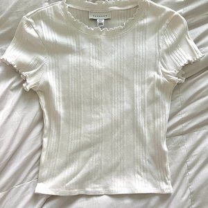 Topshop White Small Shirt